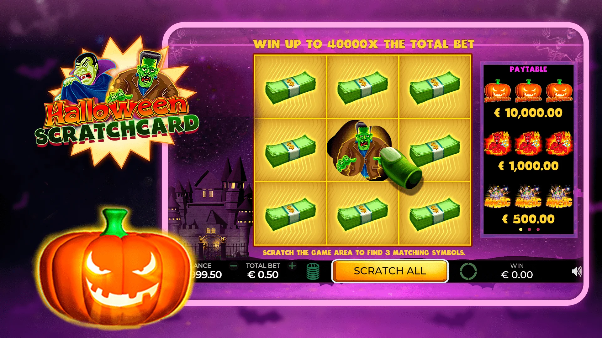 Halloween Scratchcard