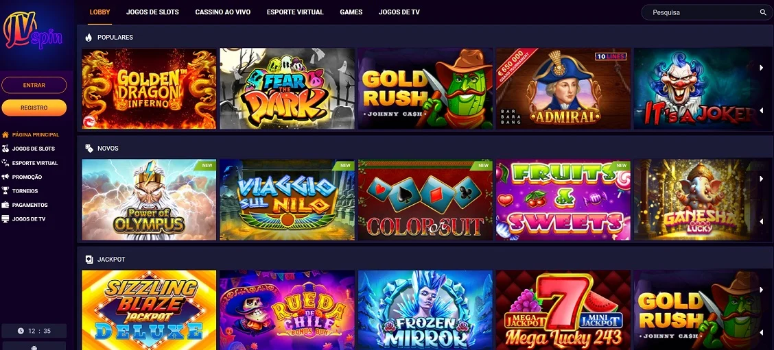 Revisão do Jvspin casino