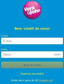 Registo no cassino vera e john